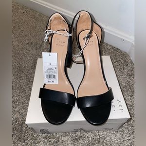 A new day black classic heels